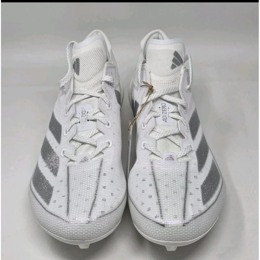 Adidas Adizero Electric Men's White Silver IE4374‎ Football Cleats Size 13 New